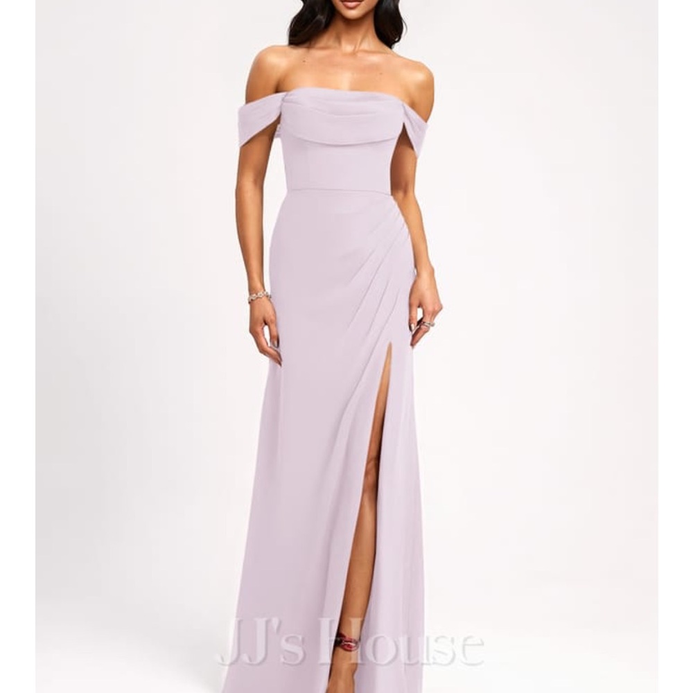 JJs House Strapless Lilac Gown